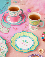 Tea Party Cups + Saucers - 32 pc drinkware set
