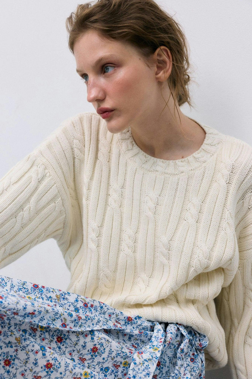 Bluebell Woman Jumper Ecru