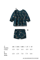 Charlotte Baby Set in Midnight Garden