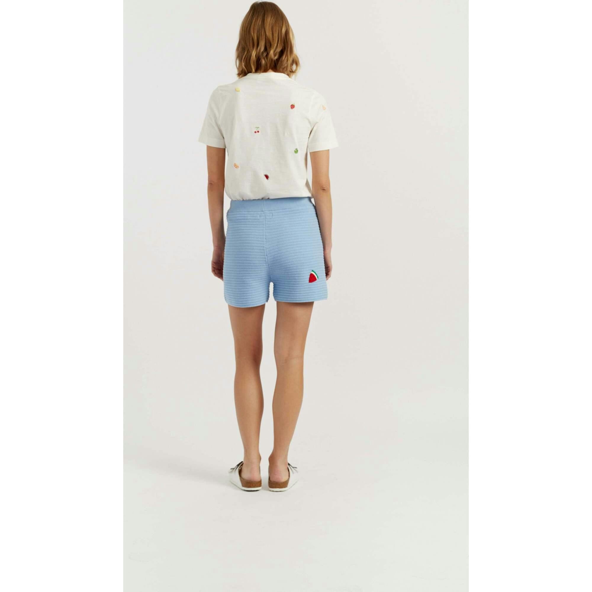 Cotton Snoopy Crochet Shorts