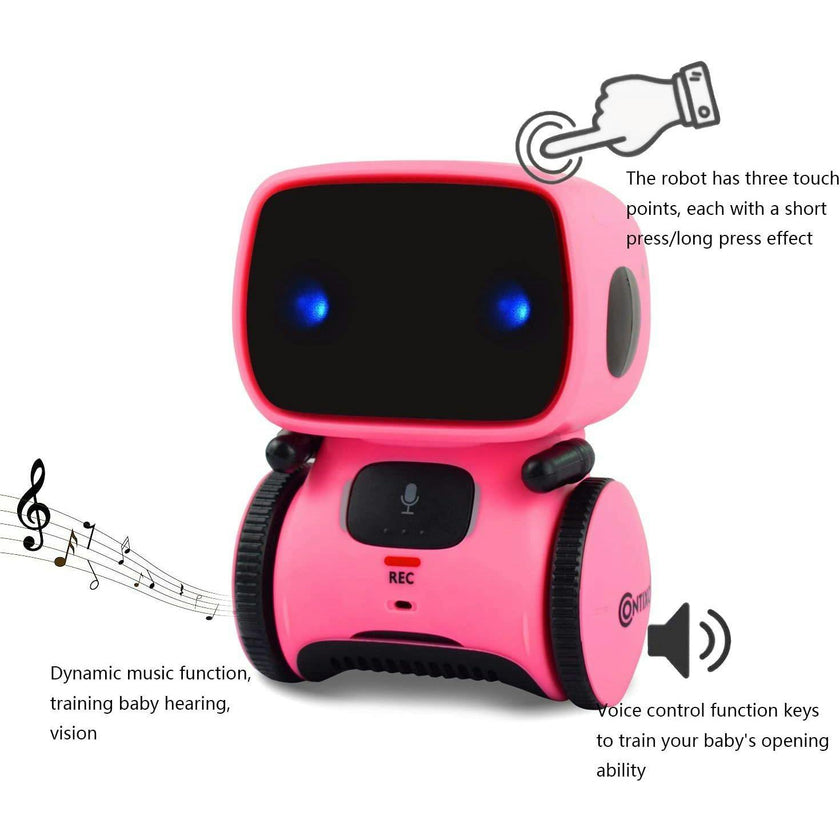 Contixo R1 Kids Robot Toy - Pink