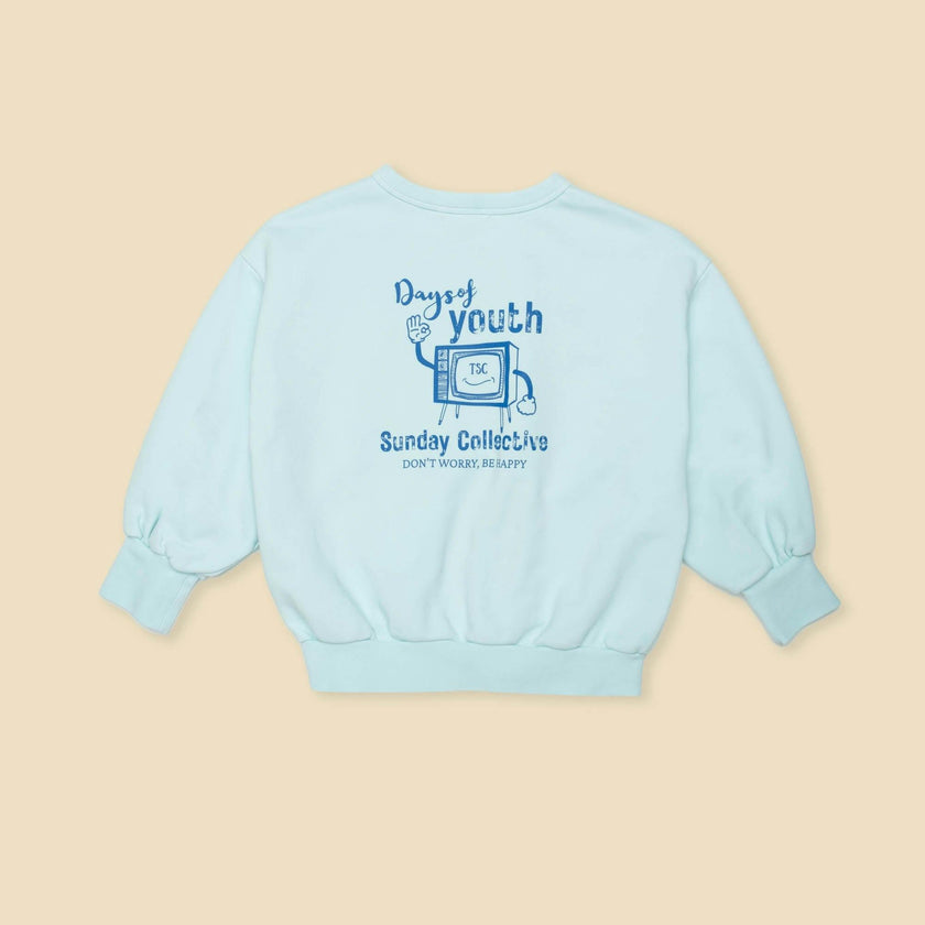 Organic Weekend Sweatshirt in Cotton Candy