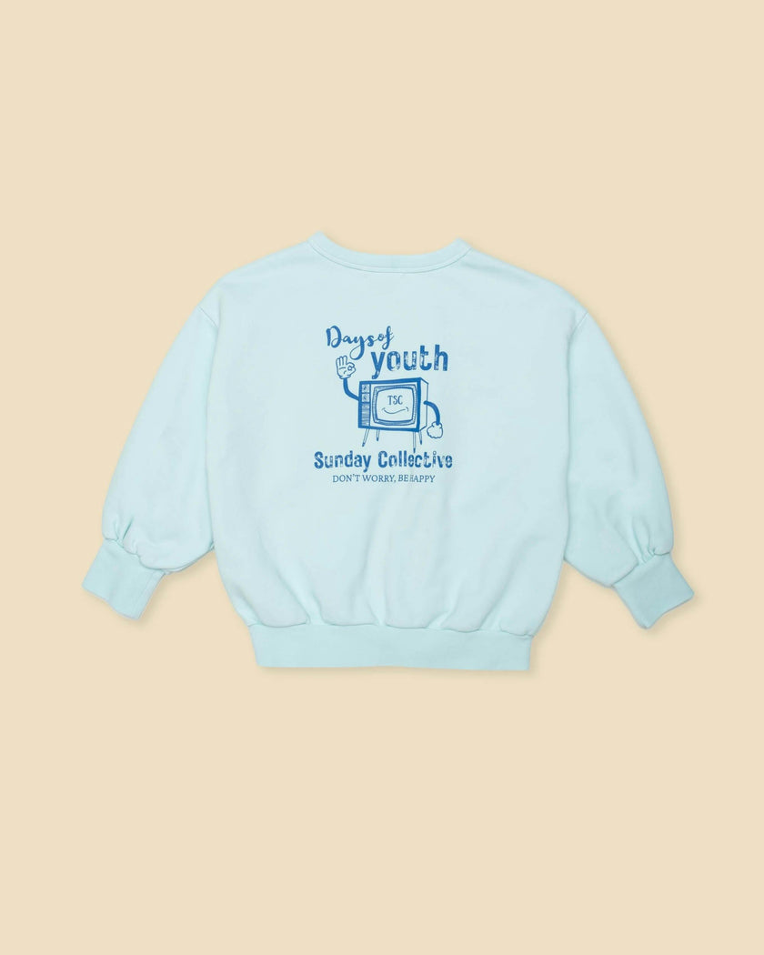 Organic Weekend Sweatshirt in Cotton Candy