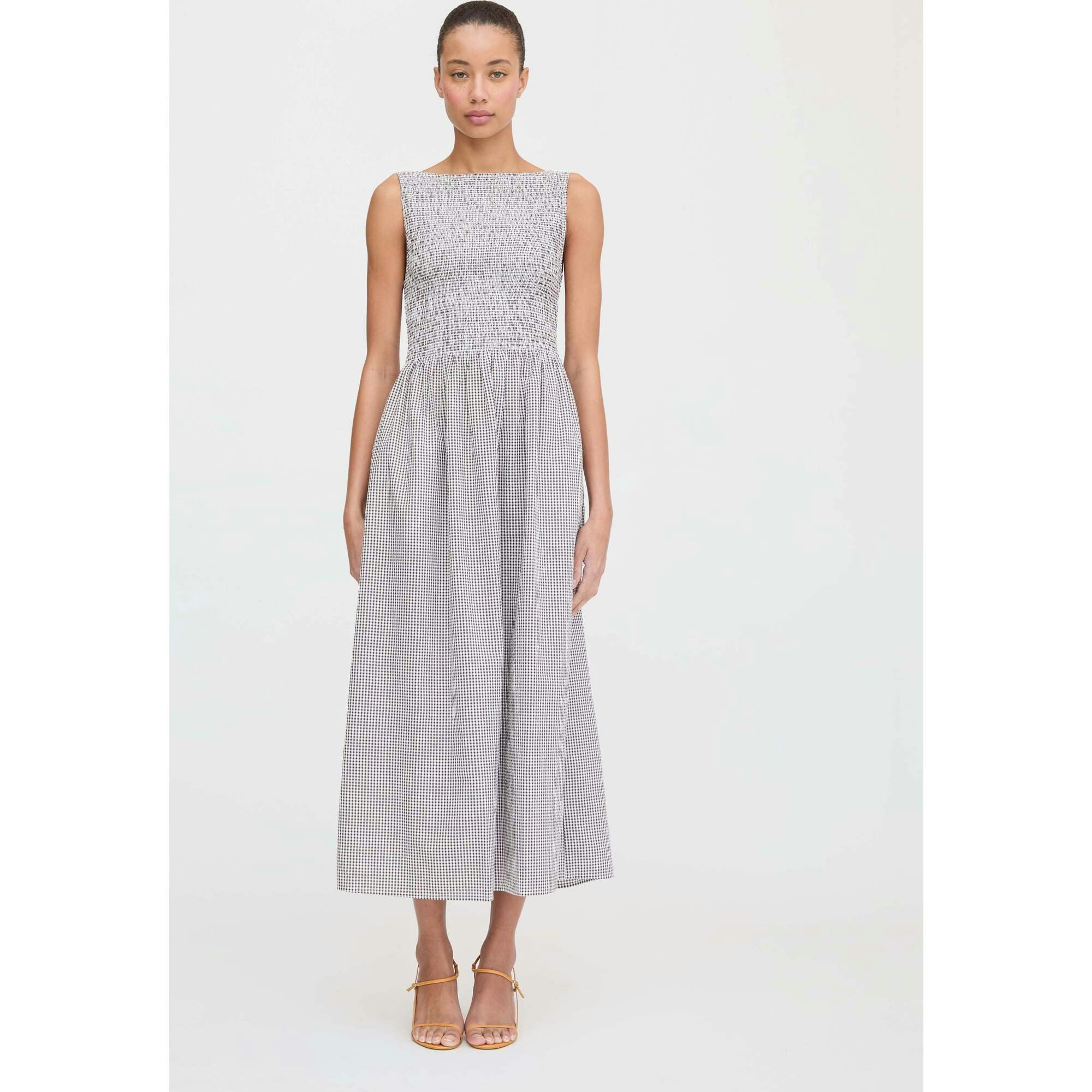 The Cosima Nap Dress - Chocolate Gingham