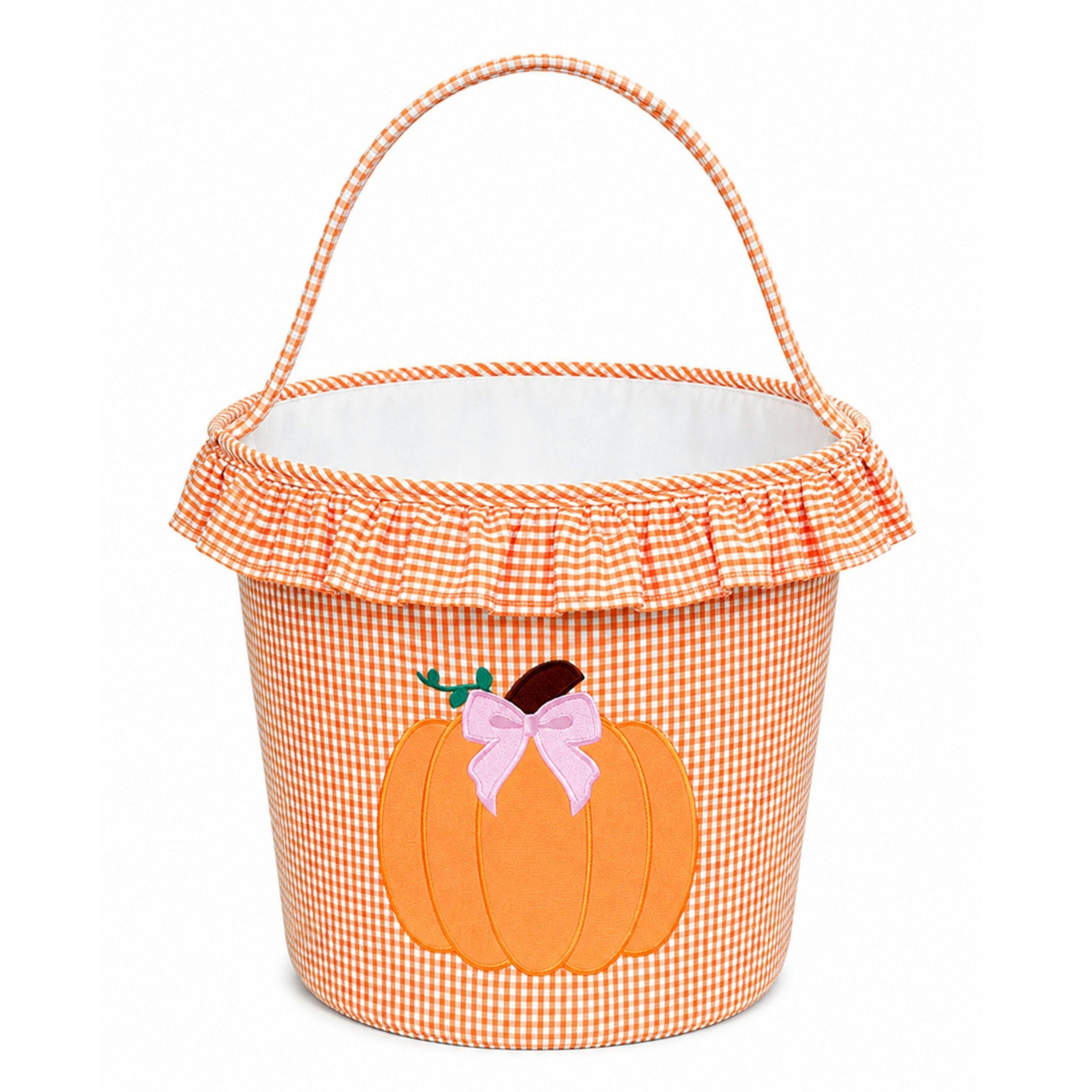 Ruffled Pumpkin Trick-or-Treat Tote