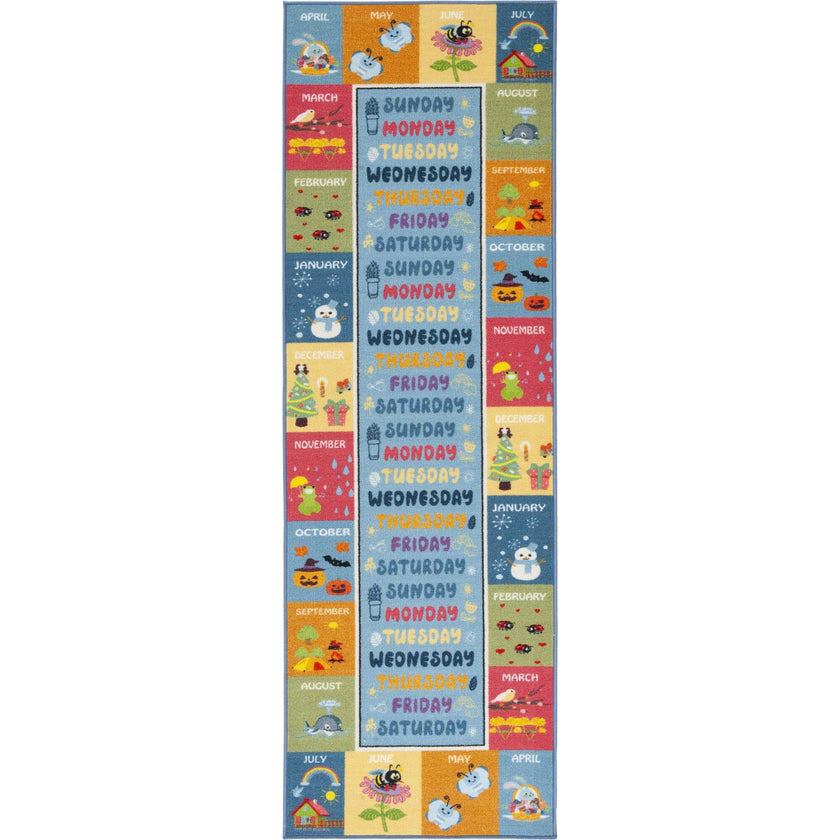 Kids Playhouse Holly Rug, Blue