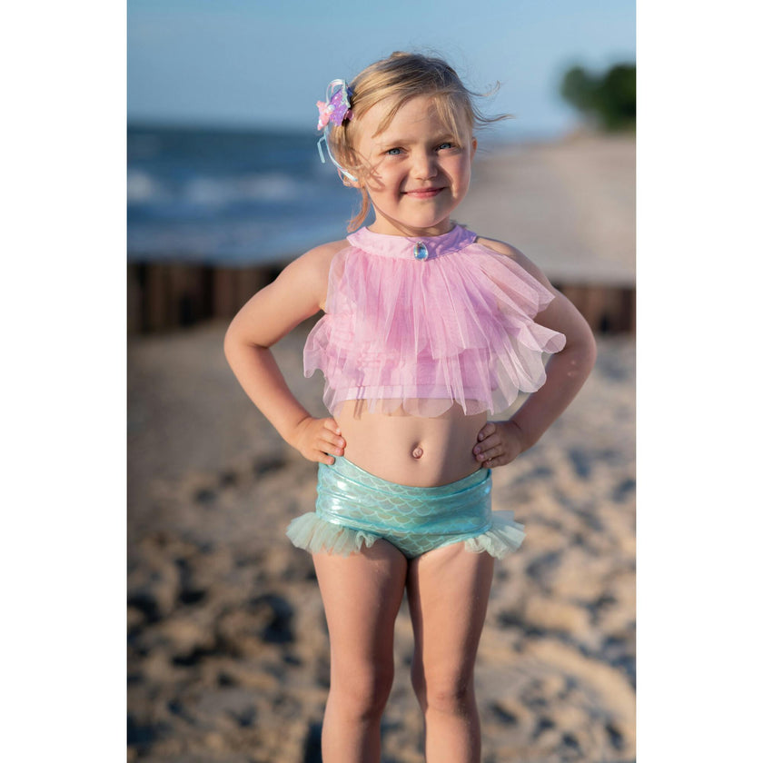 Pink Mermaid Swim Suit