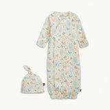 Chicken Tender Org Cot Magnetic Gown+Hat
