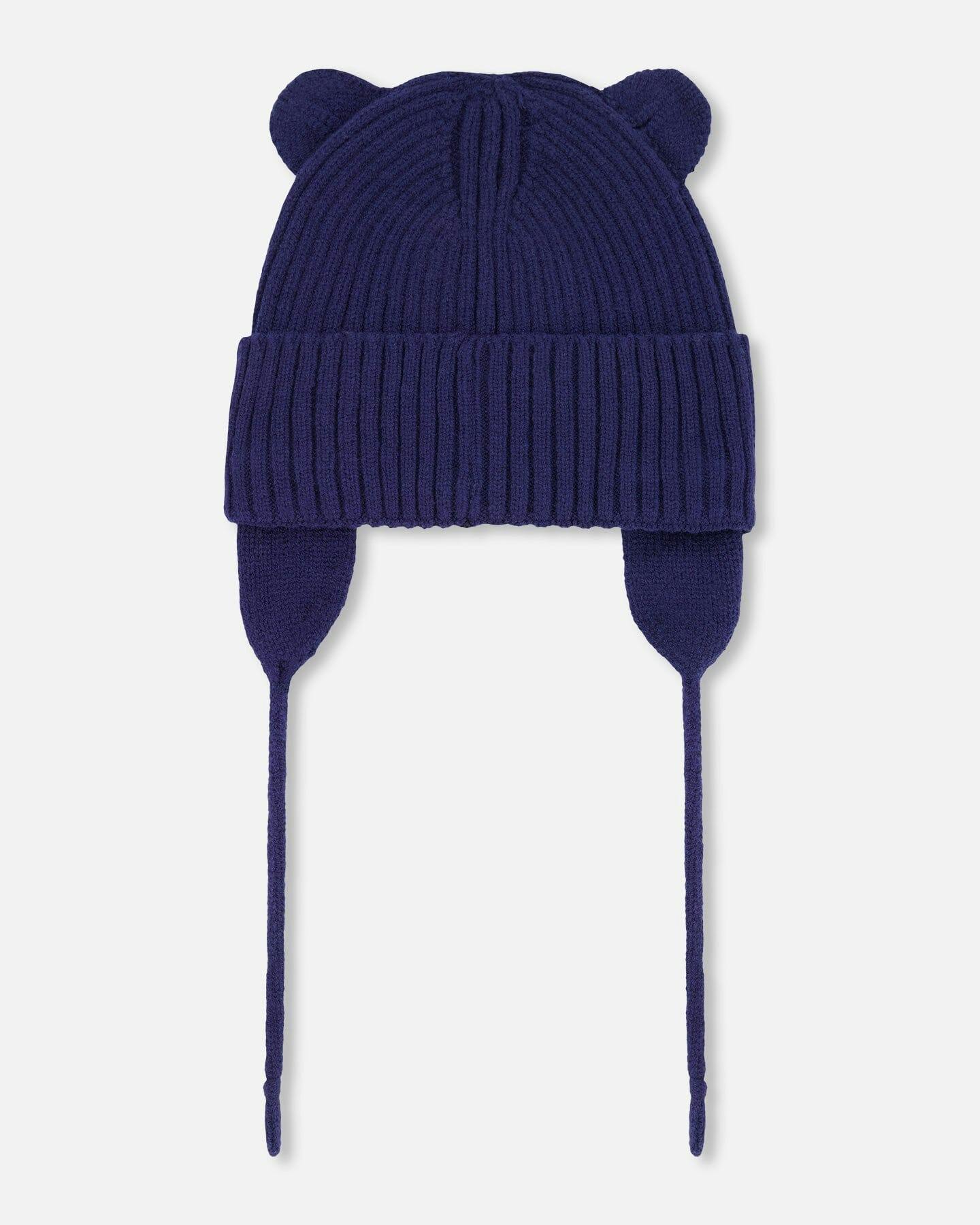 Baby Knit Hat Navy Blue
