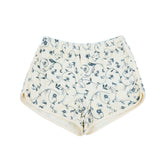 Retro Shorts | Organic Cotton Terry - Scandi Floral