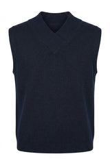 High V-neck Knit Vest