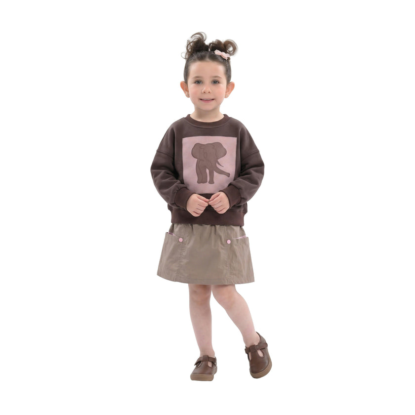 Brown Elephant Sweatshirt