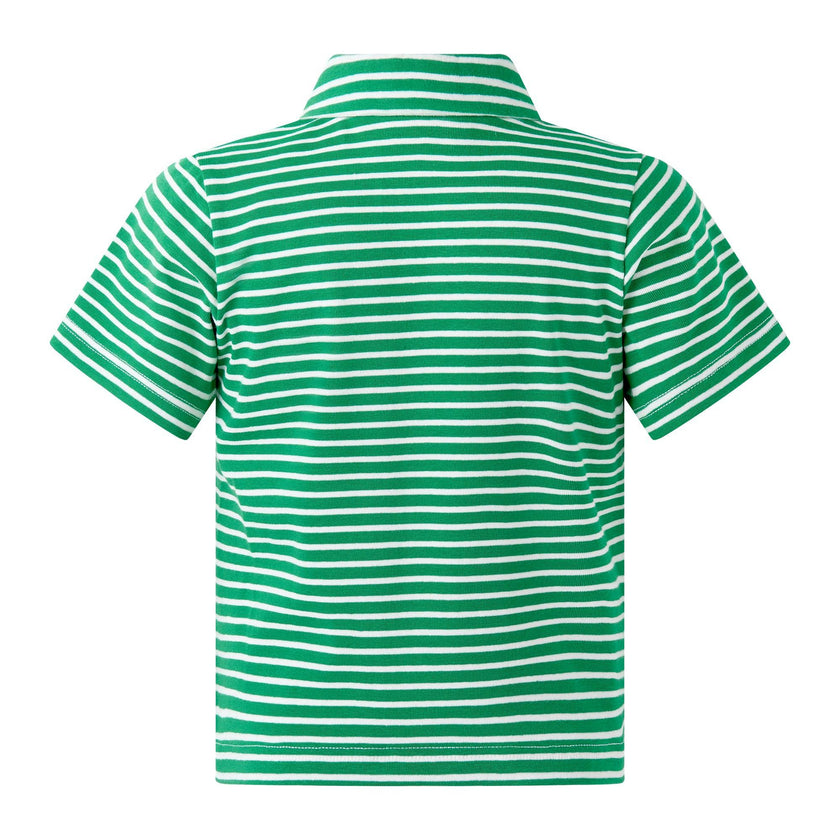 Green Stripe Polo