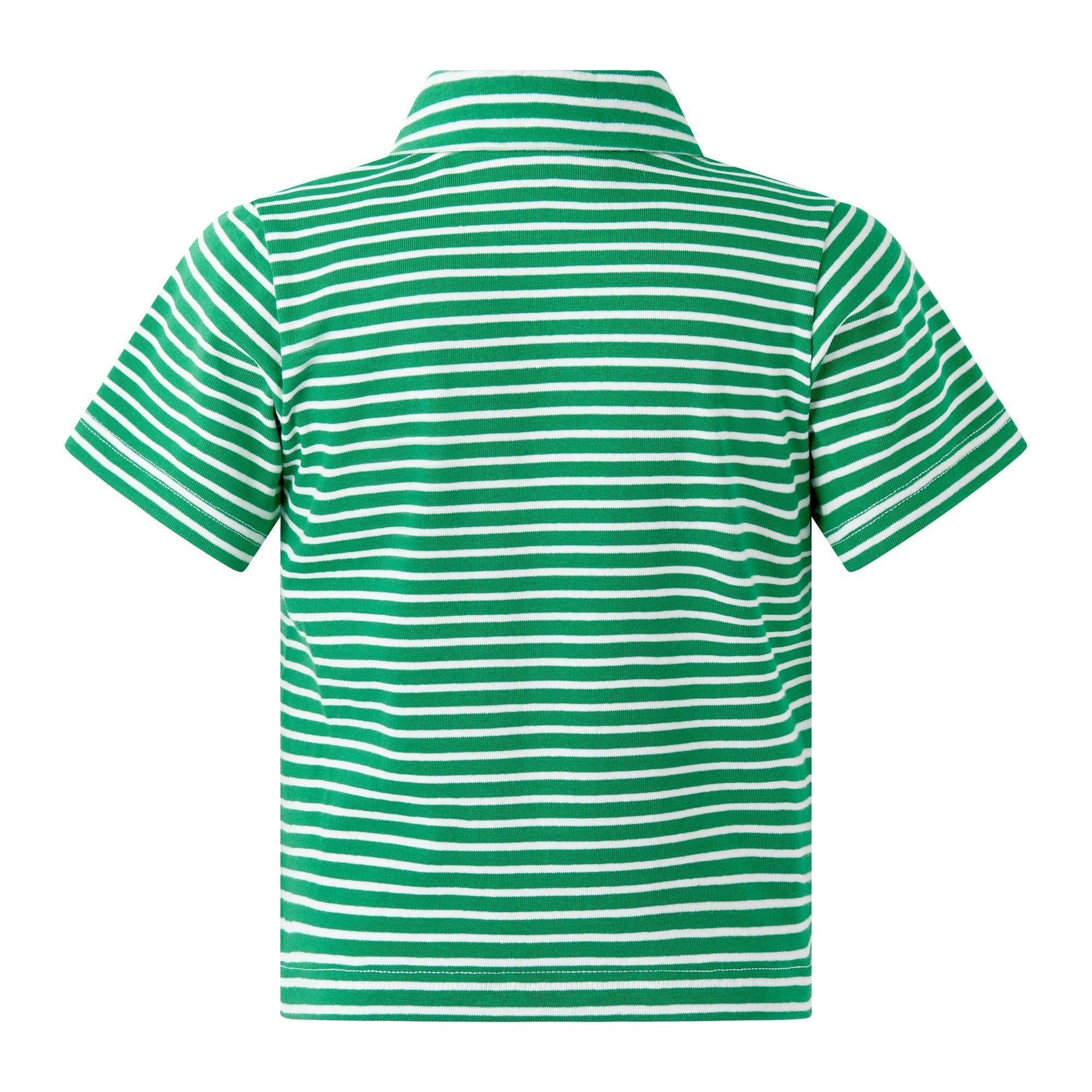 Green Stripe Polo