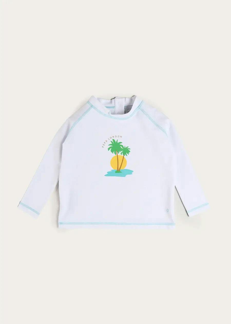 Oasis Rashguard in White (12mths-6yrs)