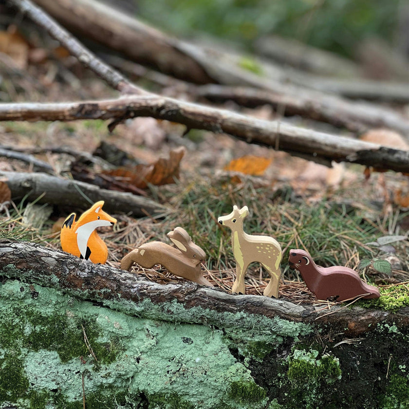 Woodland Animals - 3 of each piece in a display stand