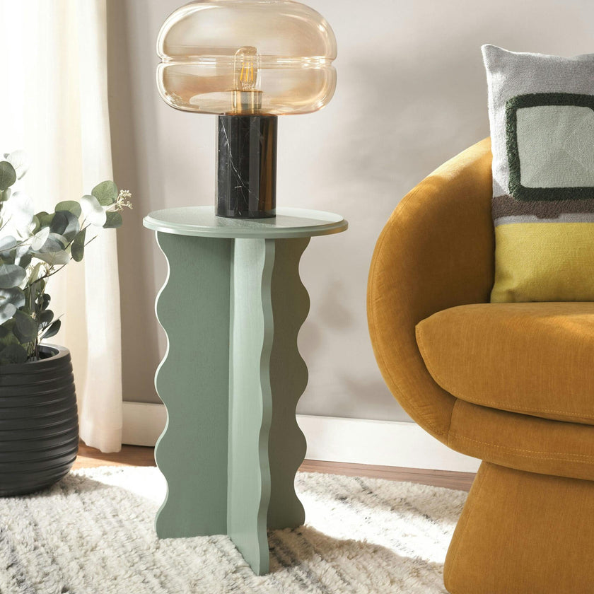 Lilith Wavy Accent Table