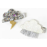 Sparkly Weather Hair Clips
