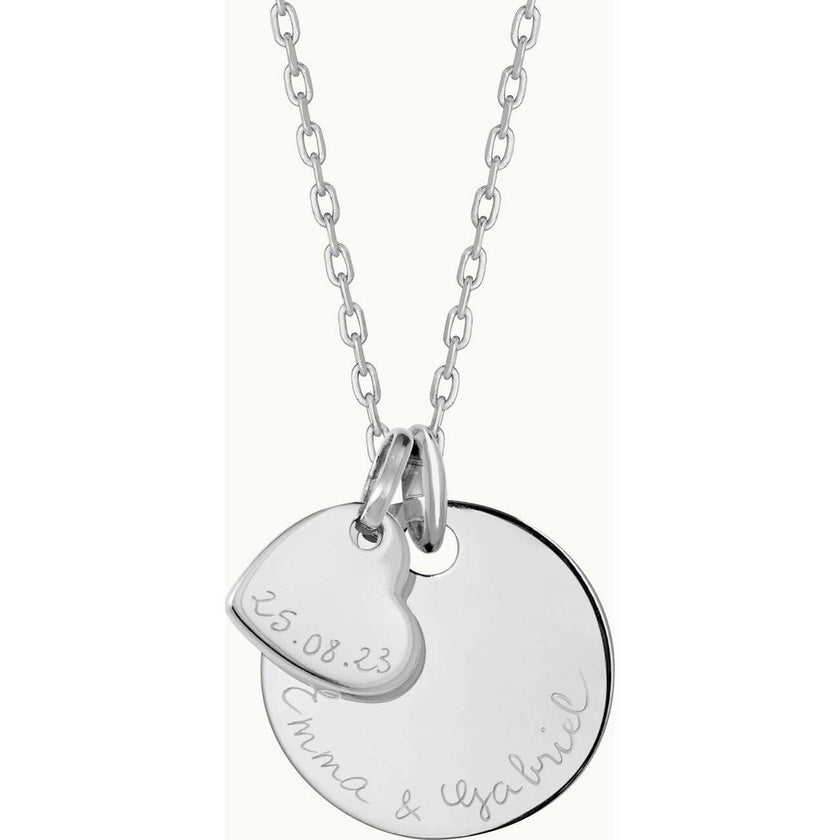 Personalized Love Necklace, Sterling Silver