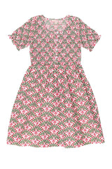 Mini Parker Dress in Floral Fan