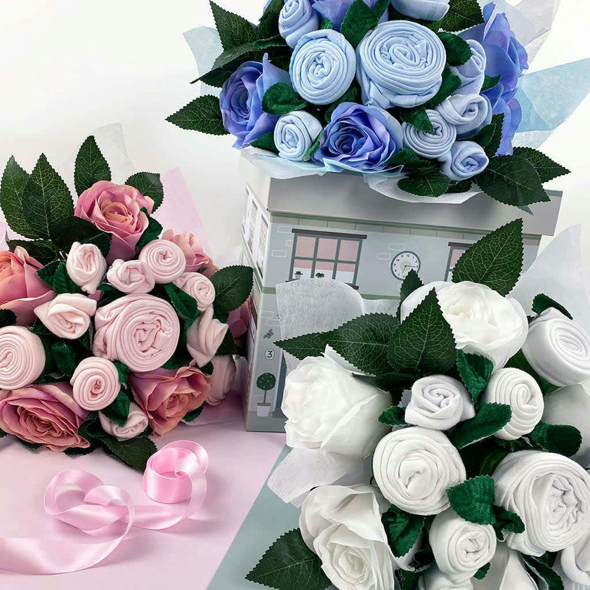 Luxury Rose Baby Clothes Bouquet