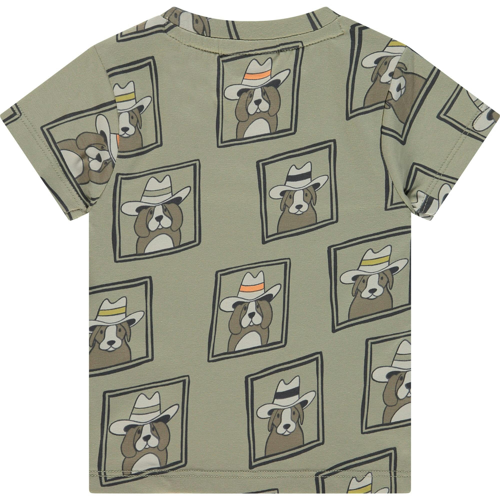 Allover Western Graphic Short Sleeve T-Shirt