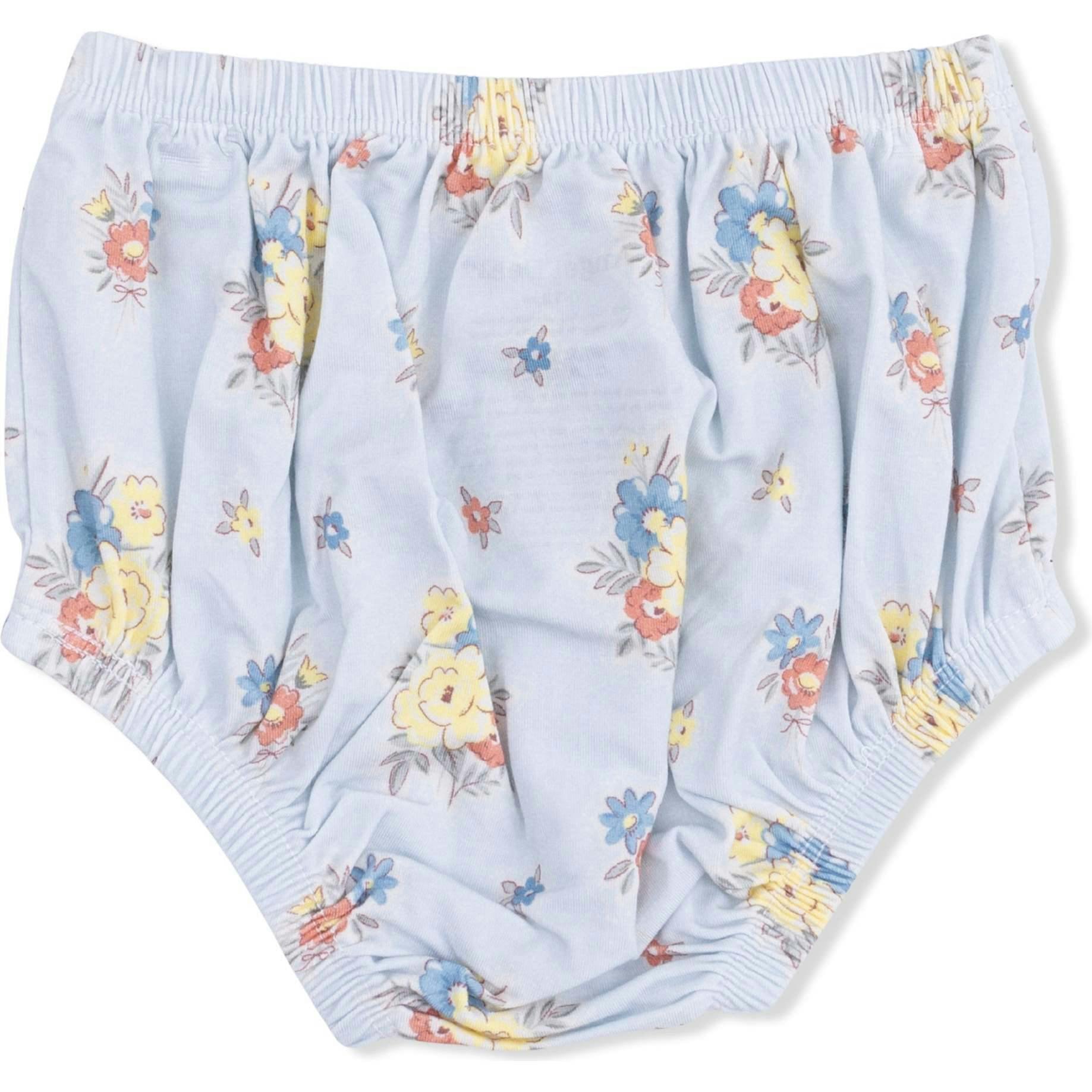 Country Stitch Floral - Betty Dress Puff Sleeve with Bloomer
