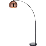 Arquer Arc 66.93" Metal Floor Lamp with Bell Shade