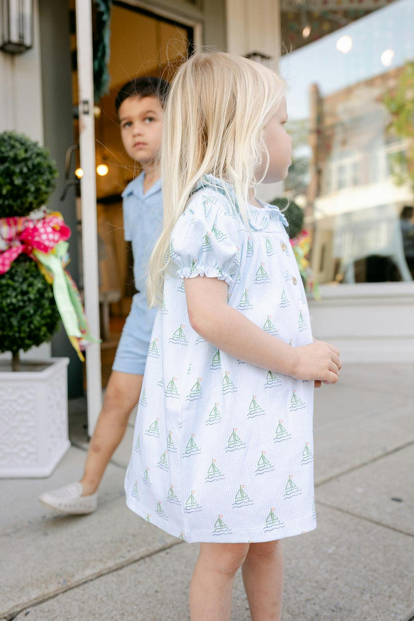 Libby Dress - Summer Sailboat