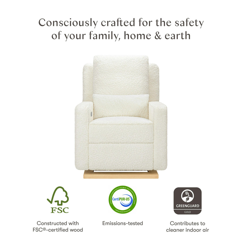 Babyletto Sigi Electronic Recliner and Glider with USB Port