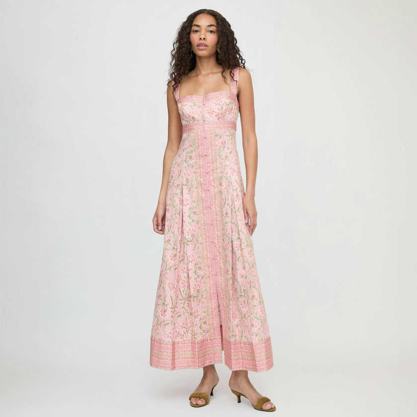 The Hope Dress - Daffodil Brocade