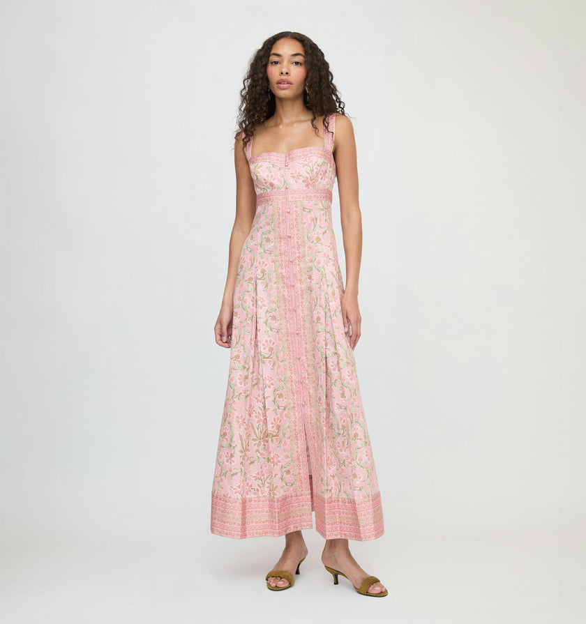 The Hope Dress - Daffodil Brocade
