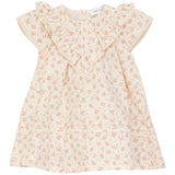 Printed V Shape Yoke Jumper Dress