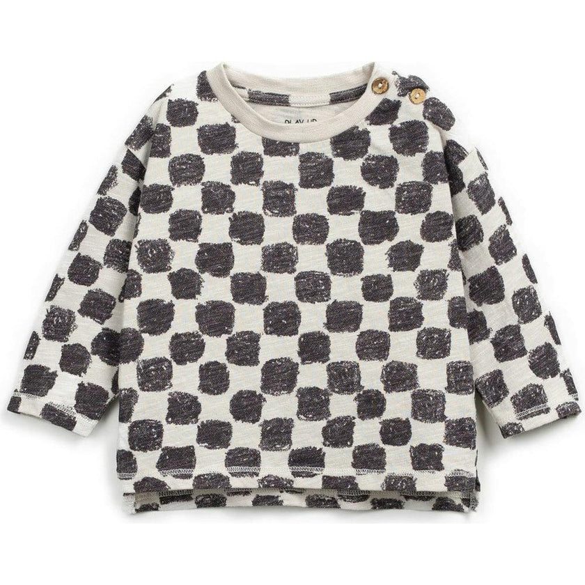 Checkered Long Sleeve T-Shirt
