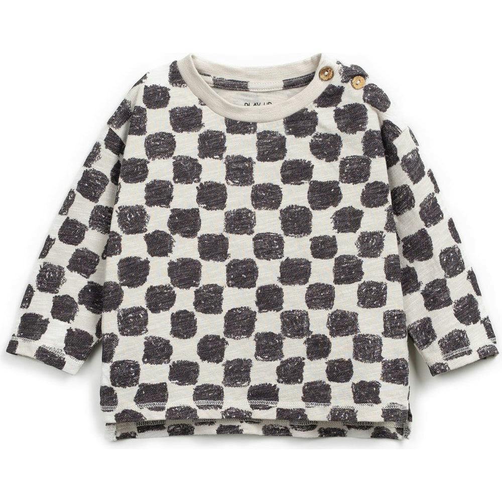 Checkered Long Sleeve T-Shirt