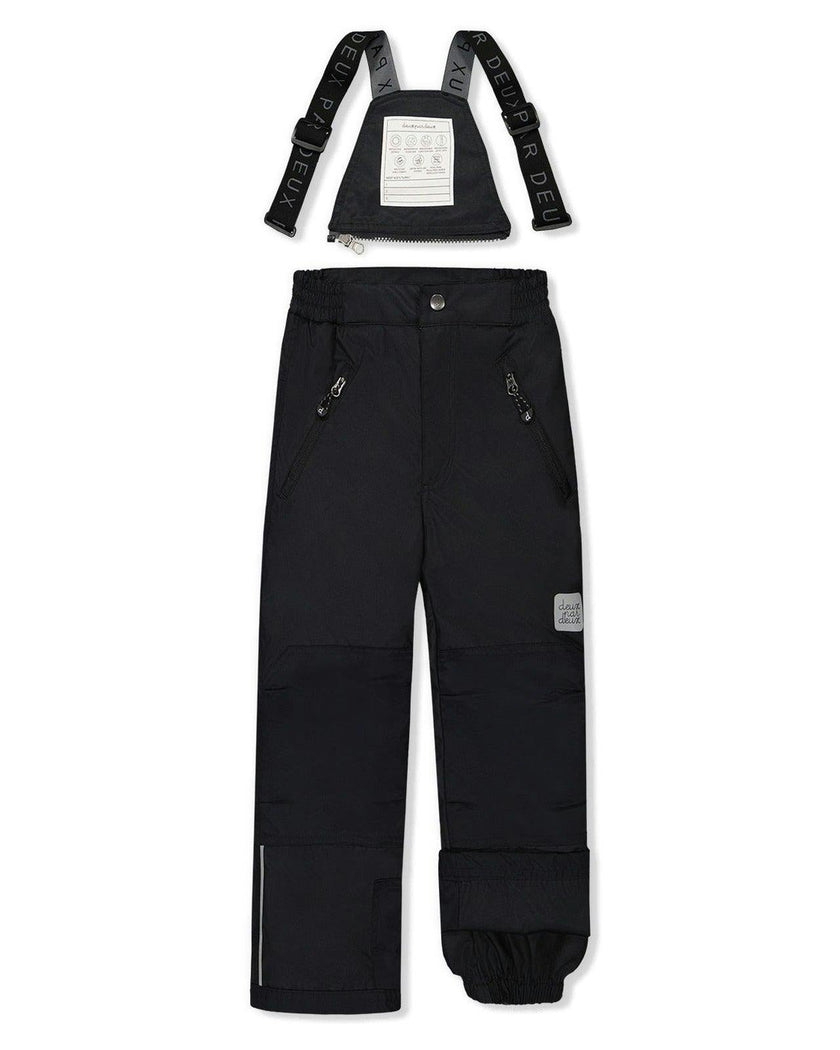 Two Piece Play Snowsuit Black With Black Pants