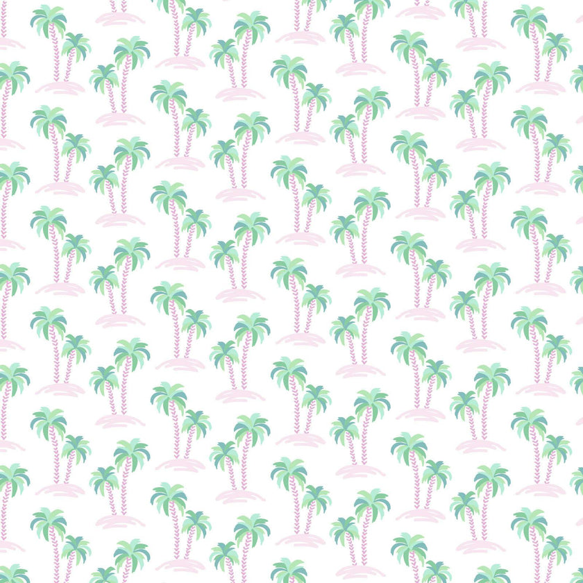 Piper Girls' Dress - Palm Tree Isle Pink