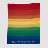 Custom Personalized Holiday | Stripes Sustainable Knit Throw Blanket - Pride for All