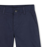 Navy Casual Folded Shorts