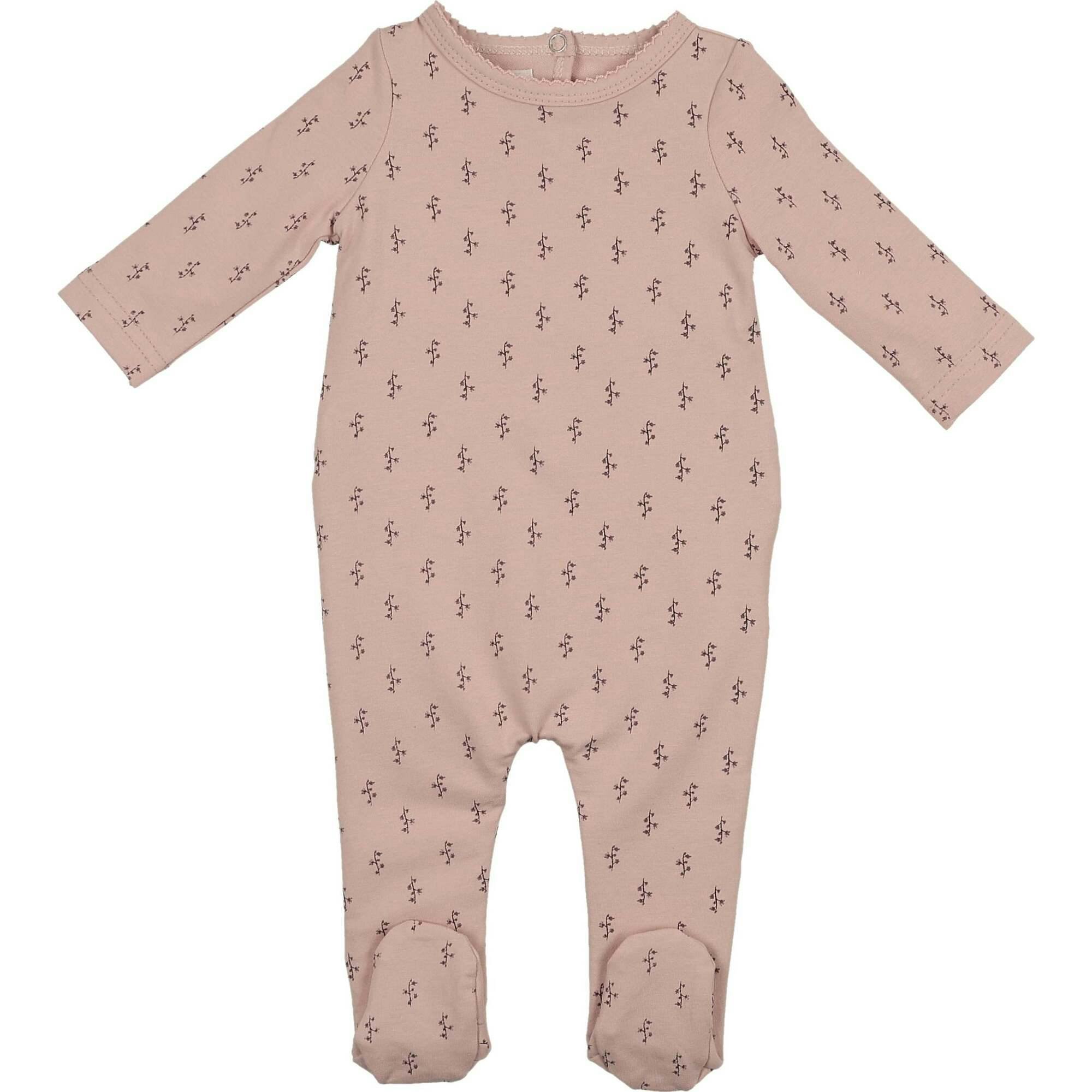 Printed Floral Footie