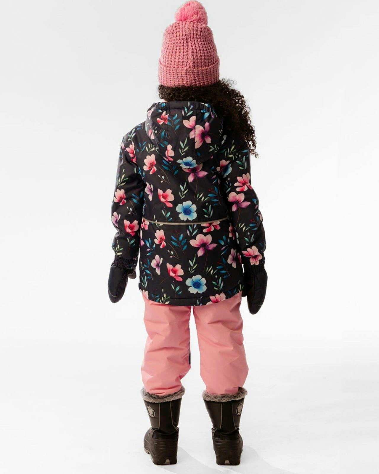 Light Weight Two Piece Chill Snowsuit Blue Floral Print