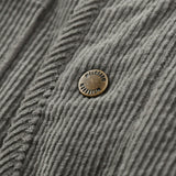 Grey Corduroy Sherpa Reversible Jacket