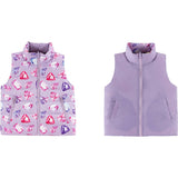 Casey Reversible Down Vest, Purple