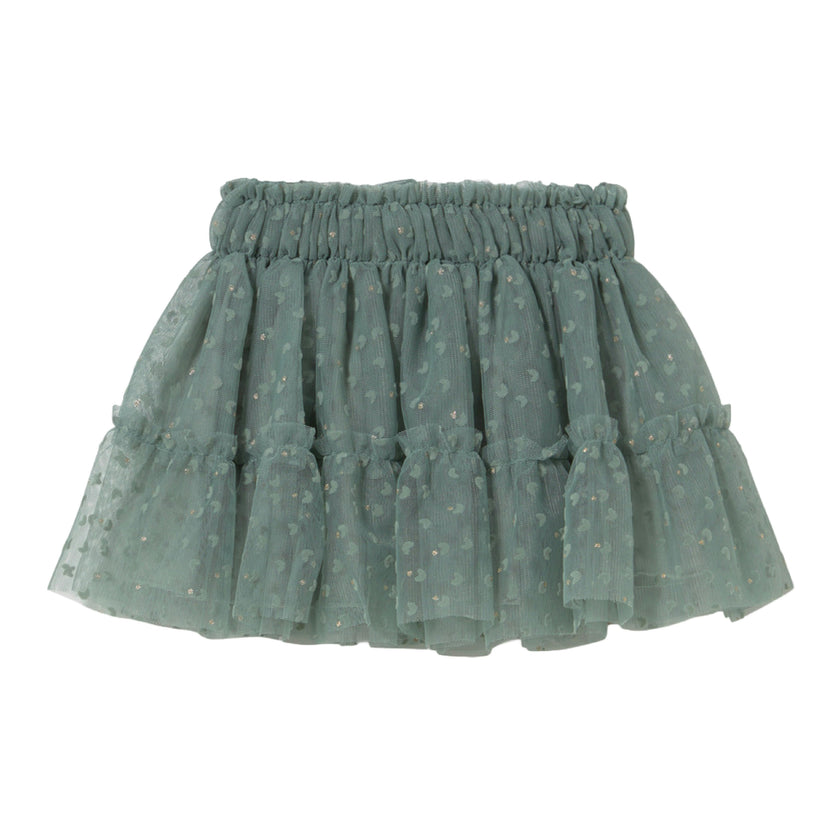 Bayleaf Ruffled Tulle Skirt