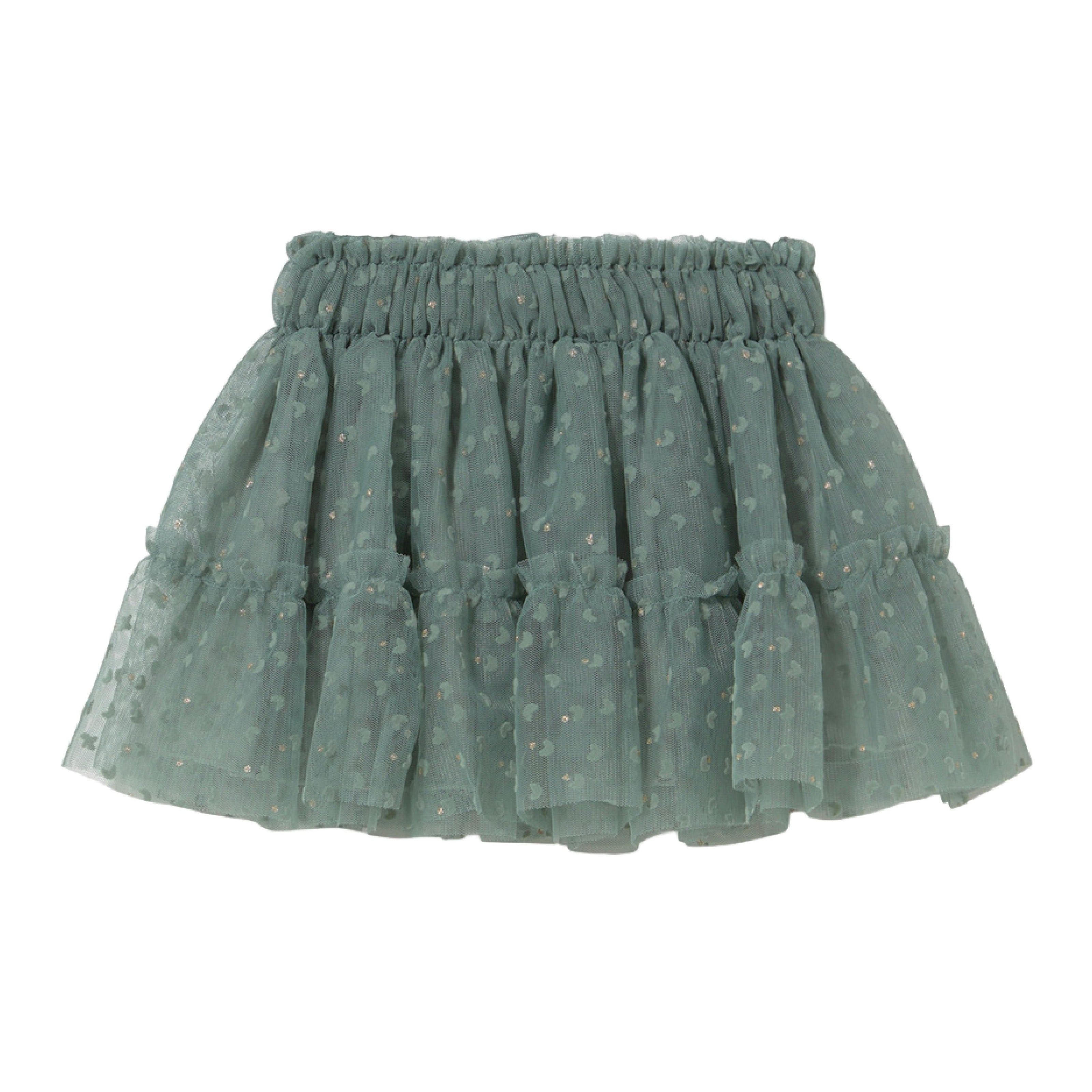 Bayleaf Ruffled Tulle Skirt