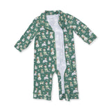 Christmas Dogs Uni - Long Sleeve Coat Style Romper