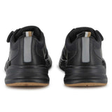 Boys Black Logo trainers