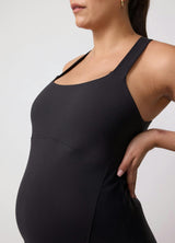 Maternity Active Dress with Built-In Shorts & Double Layer Bra