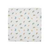 Organic Cotton Muslin Swaddle Blanket - Little Dino