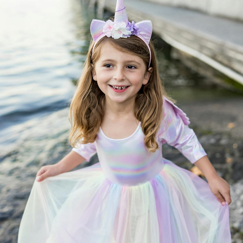 Alicorn Dress with Wings & Headband